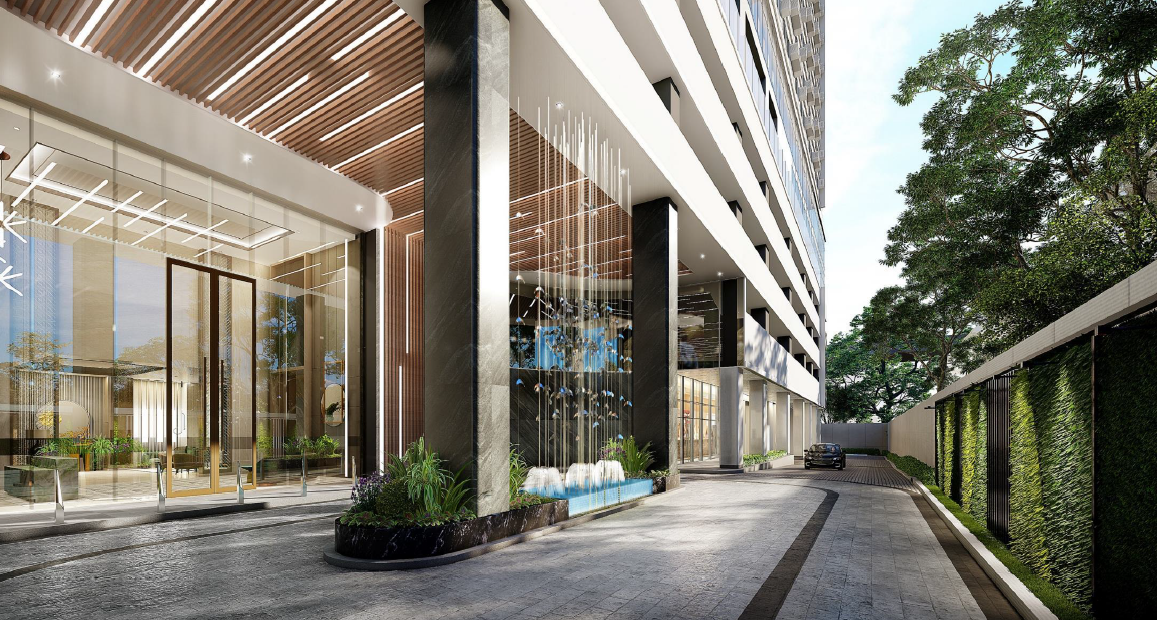 SMDC Jade Residences entrance drop-off